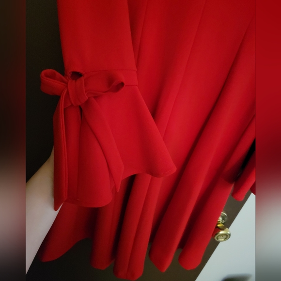 Red Calvin Klein dress, size 4 - Picture 2 of 6